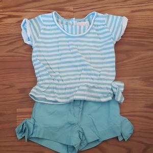 Janie and Jack shirt and shorts